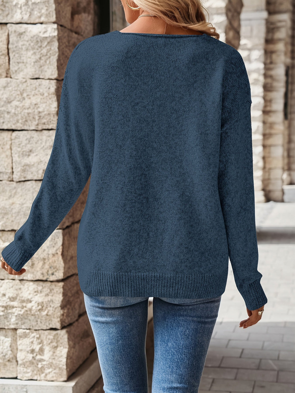Openwork Mid-Season Jumper