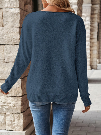 Openwork Mid-Season Jumper