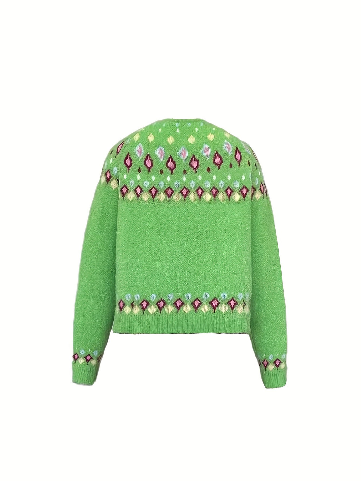 Embroidered Buttoned Cardigan