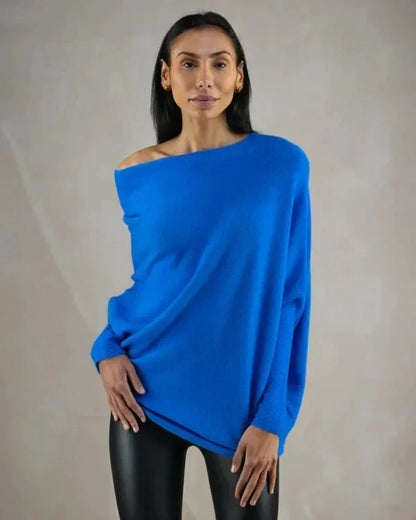 Oversized Convertible Neck Jumper
