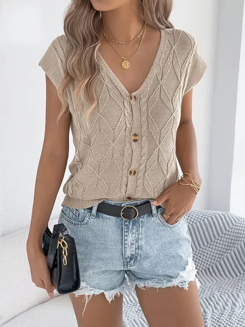 Twisted Knit Cardigan
