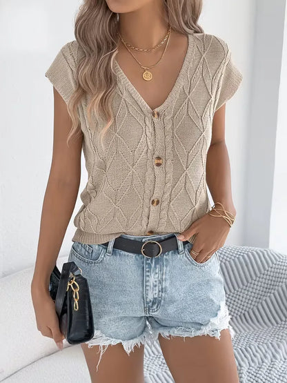Twisted Knit Cardigan