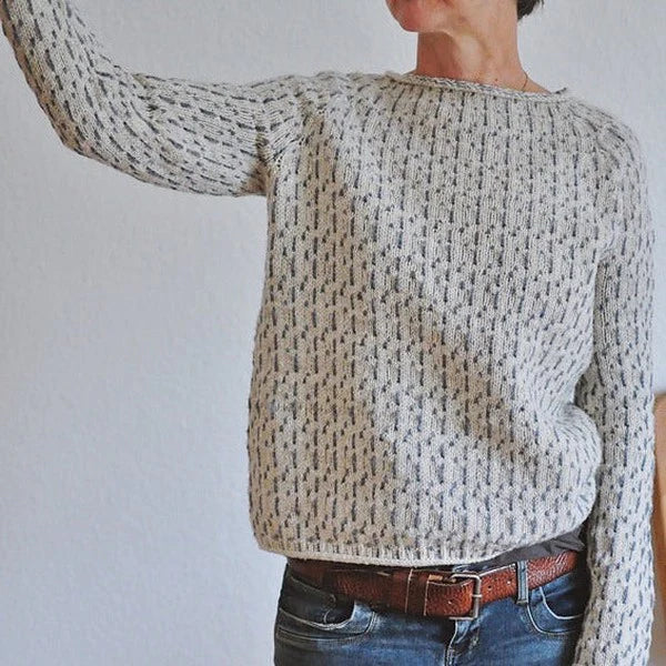 Textured Knit Lightweight Jumper