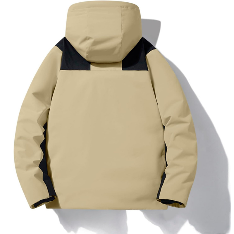 Hooded Ski Jacket with Pockets