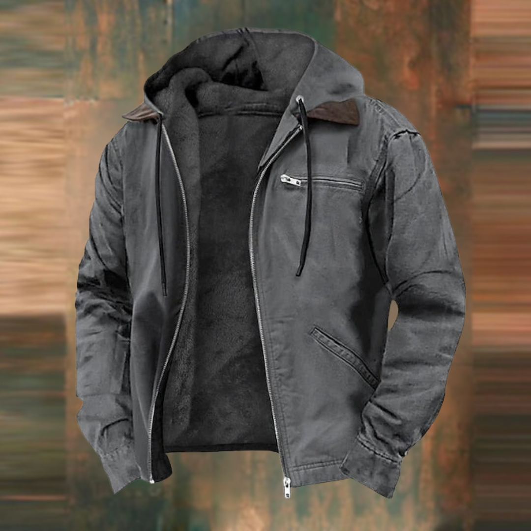 Modern Leather-Style Jacket
