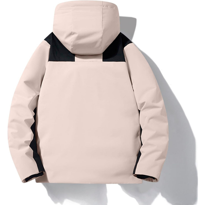 Hooded Ski Jacket with Pockets