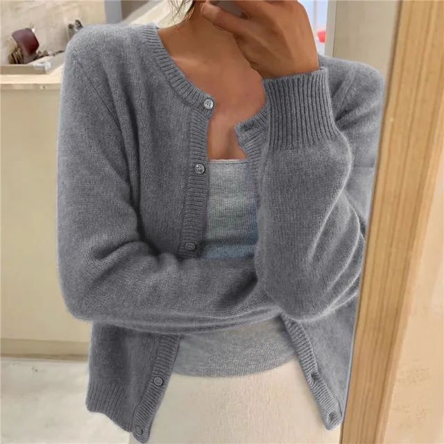 Soft Knit Buttoned Cardigan