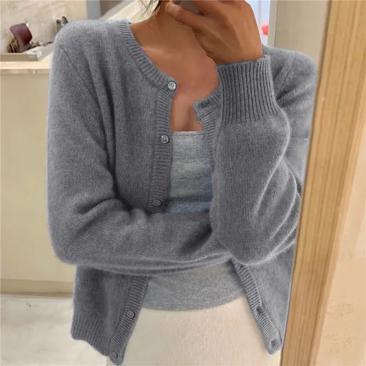 Soft Knit Buttoned Cardigan
