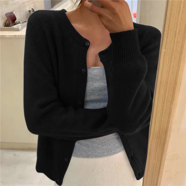 Fine Knit Lightweight Cardigan