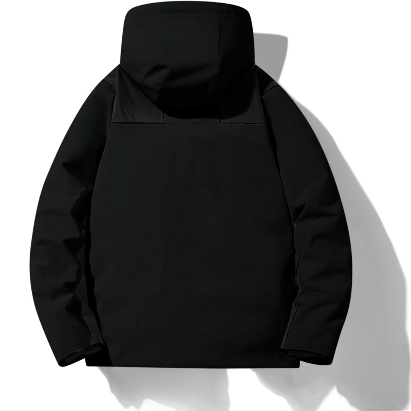 Hooded Ski Jacket with Pockets