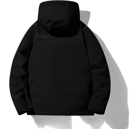 Hooded Ski Jacket with Pockets