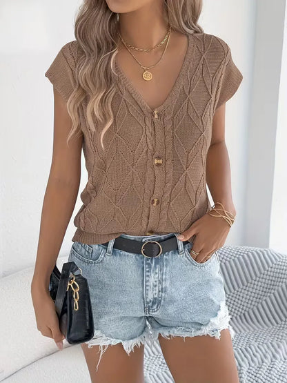 Twisted Knit Cardigan