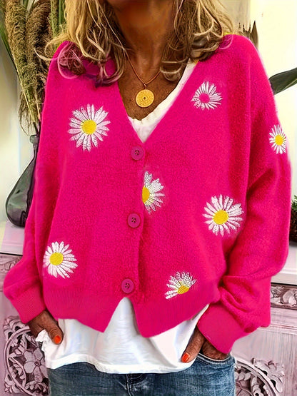 Embroidered Spring Cardigan