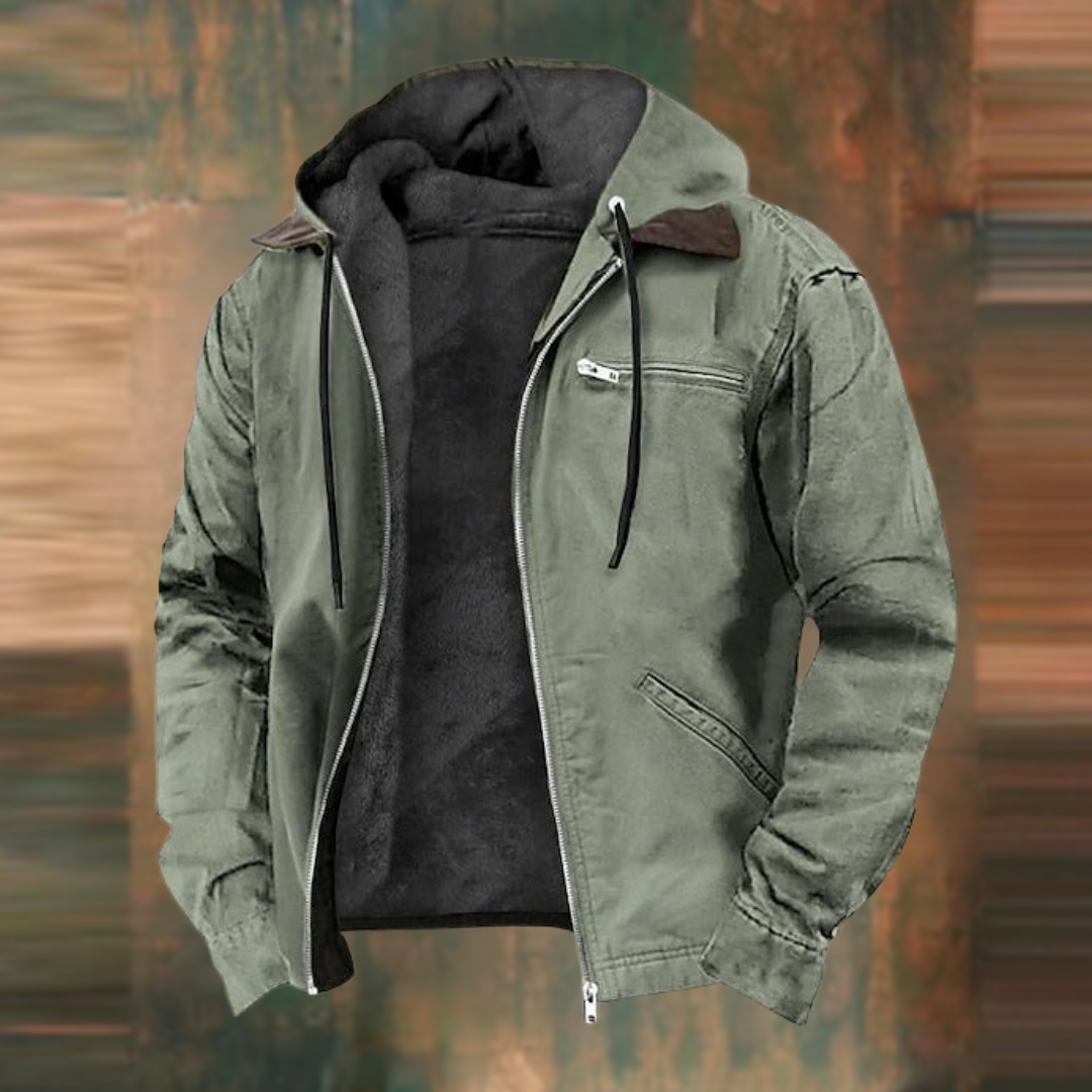 Modern Leather-Style Jacket