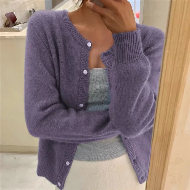 Fine Knit Lightweight Cardigan