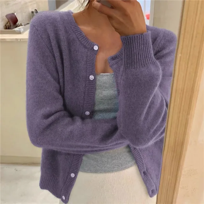 Fine Knit Lightweight Cardigan