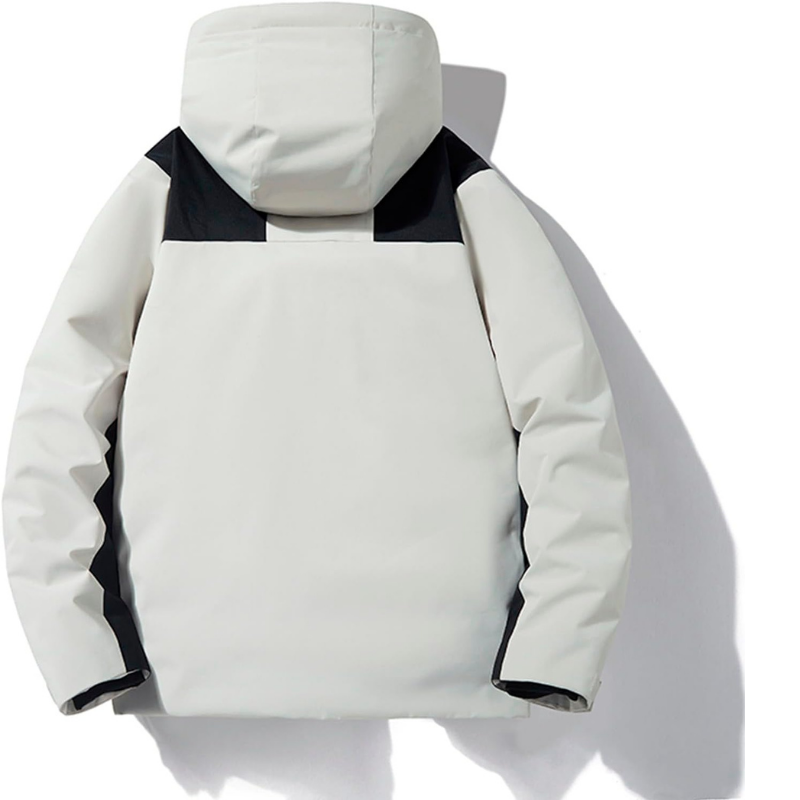 Hooded Ski Jacket with Pockets
