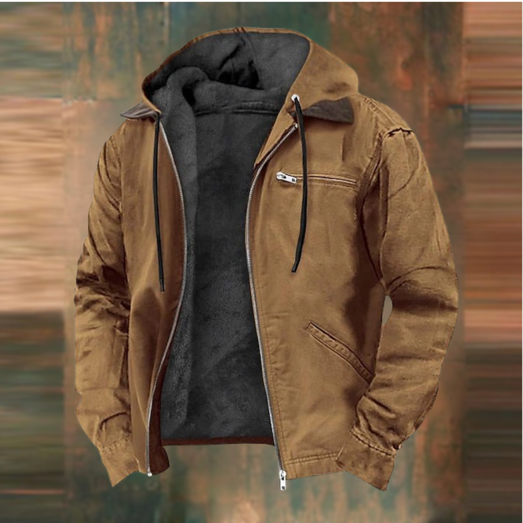 Modern Leather-Style Jacket