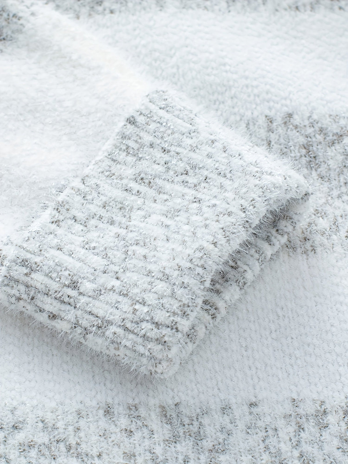 Striped Winter Roll Neck Jumper