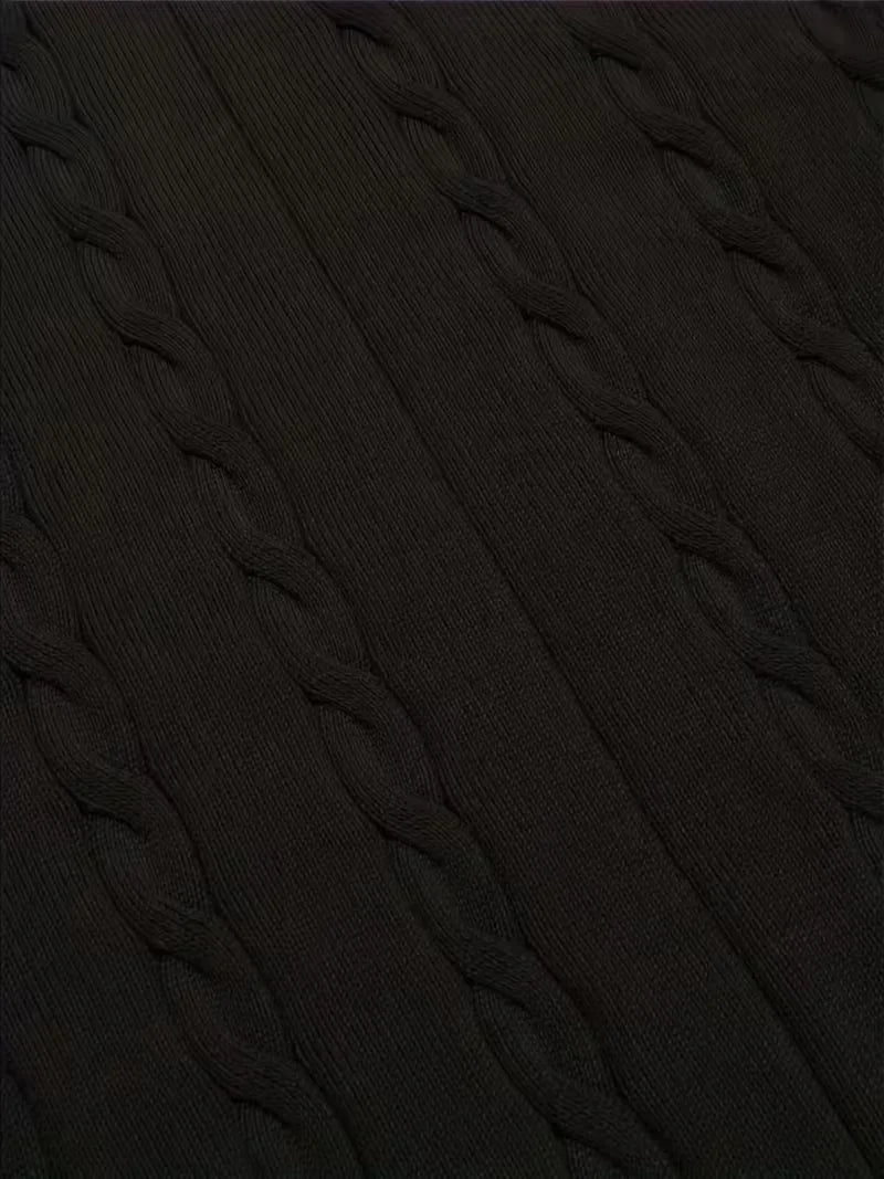 Cable Knit Winter Vest