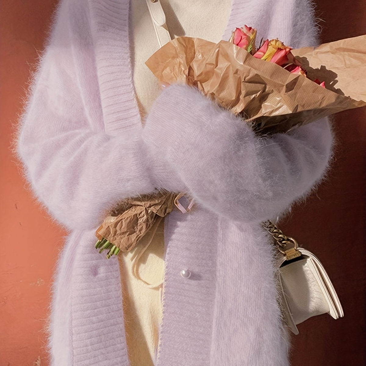Duvet Knit Winter Cardigan