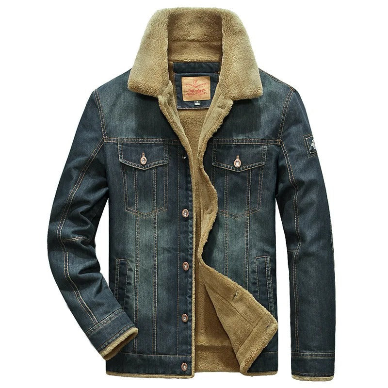 Winter Lined Denim Jacket