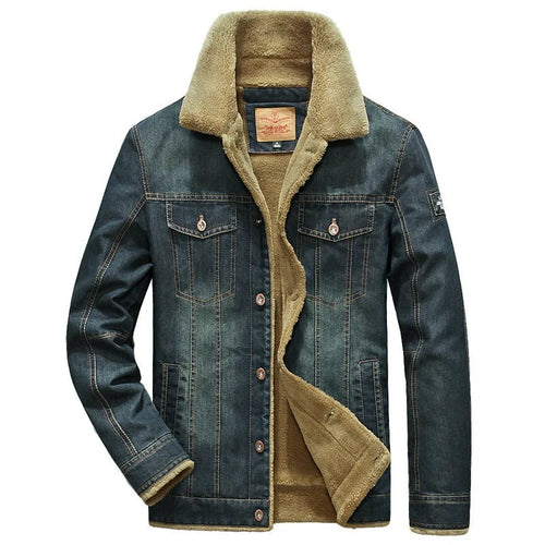 Winter Lined Denim Jacket