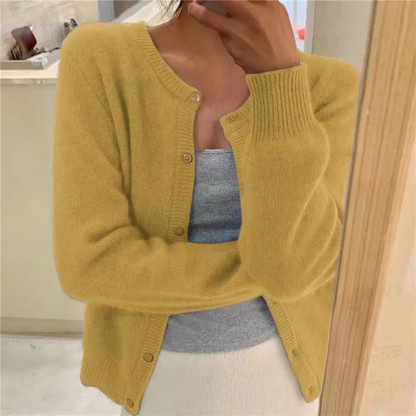 Soft Knit Buttoned Cardigan