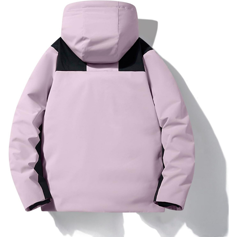 Hooded Ski Jacket with Pockets