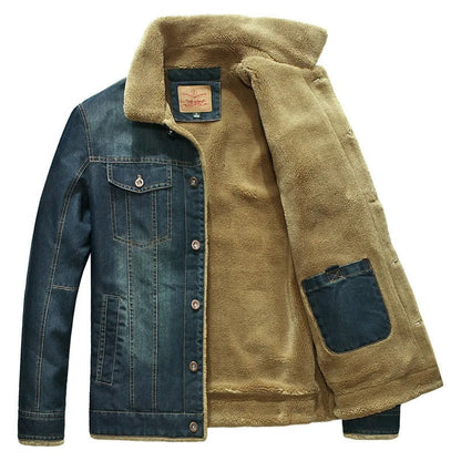 Winter Lined Denim Jacket
