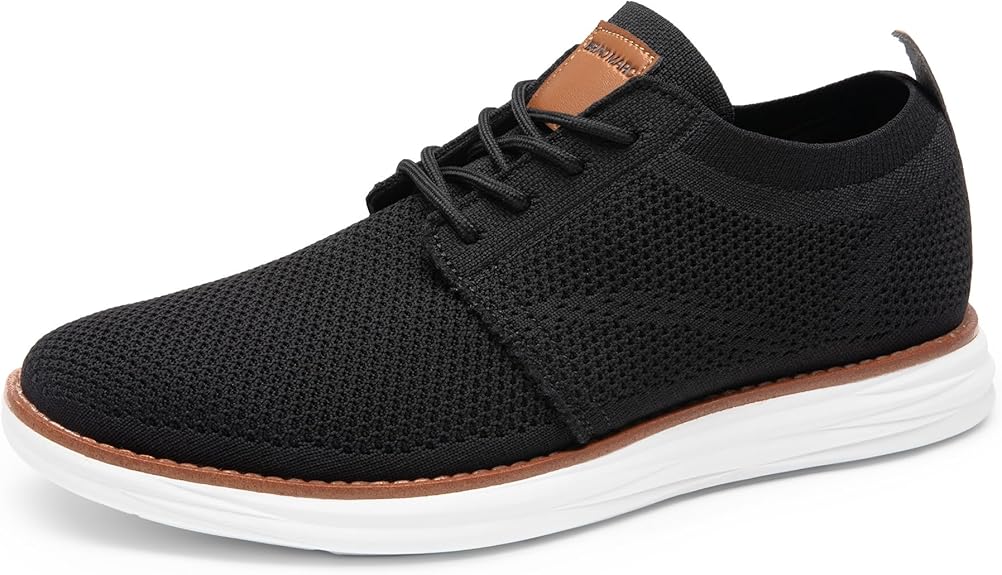 Men's Knit Mesh Dress Sneakers