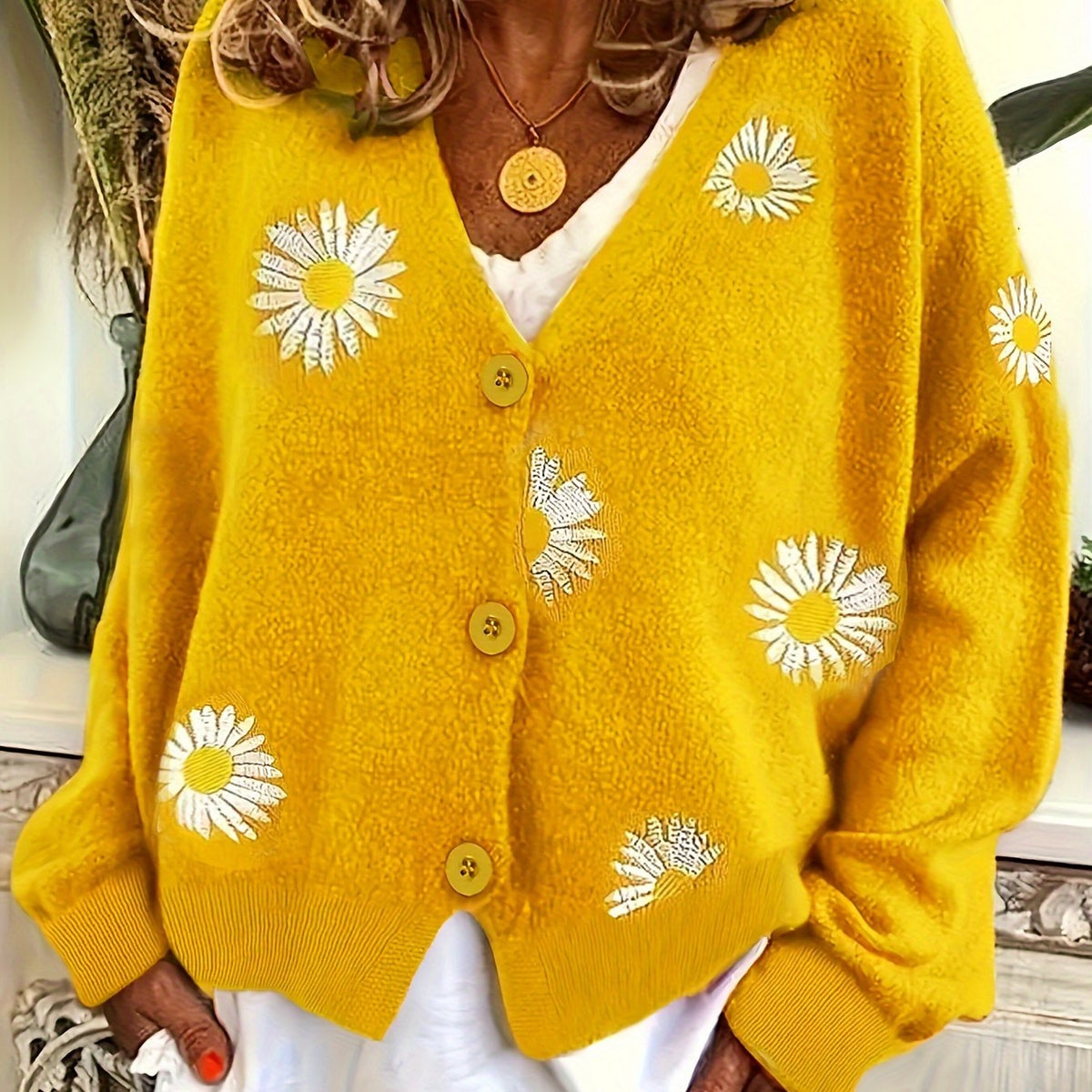 Embroidered Spring Cardigan