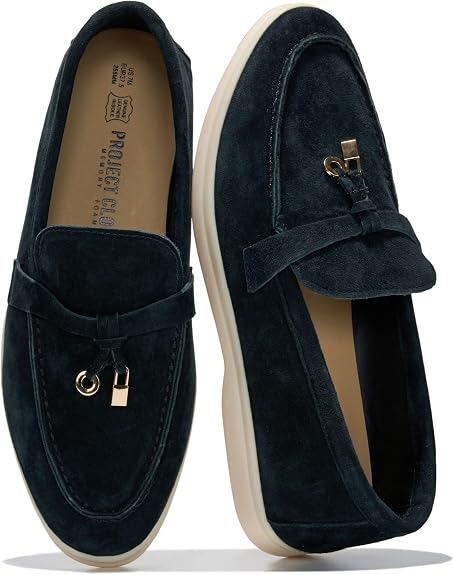 Women's Suede Slip-On Loafers