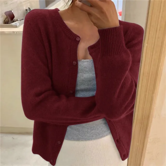 Fine Knit Lightweight Cardigan
