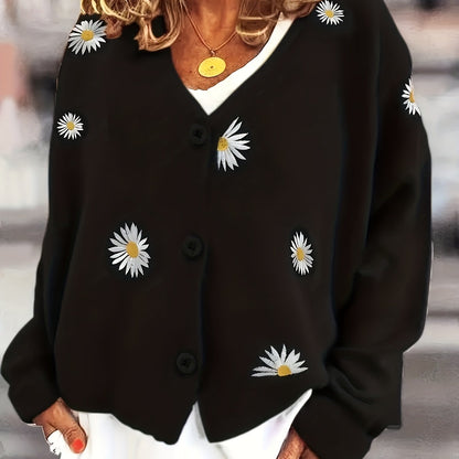 Embroidered Spring Cardigan