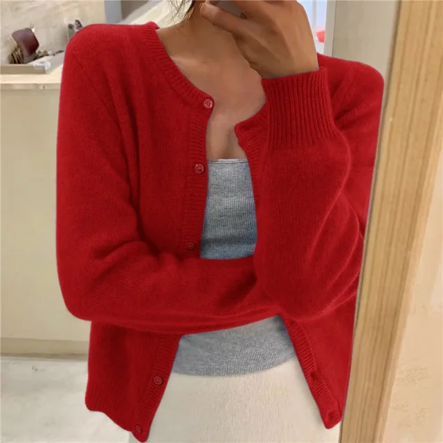 Soft Knit Buttoned Cardigan