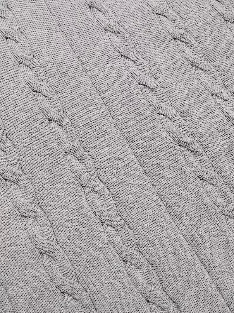 Sleeveless Twisted Knit Jumper