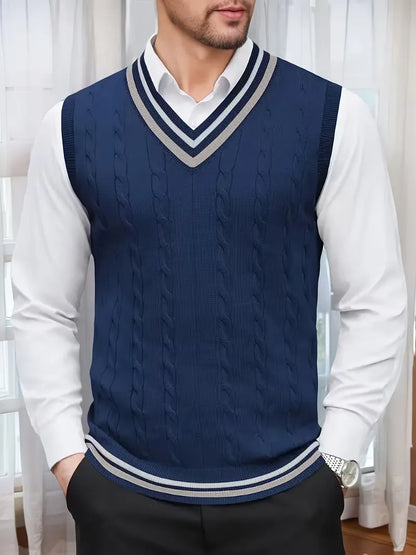 Cable Knit Winter Vest