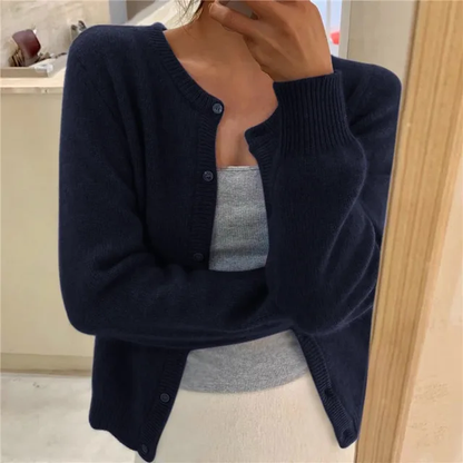 Fine Knit Lightweight Cardigan