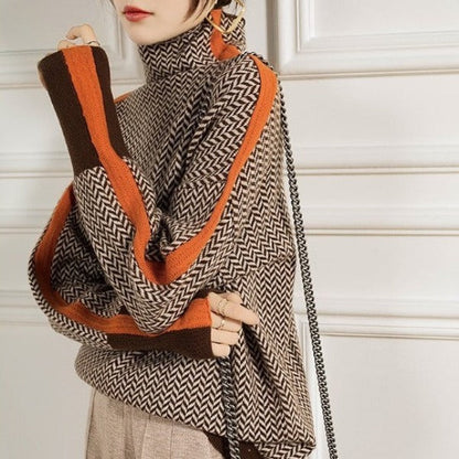 Chevron Stripe Winter Jumper