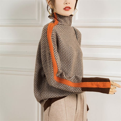 Chevron Stripe Winter Jumper