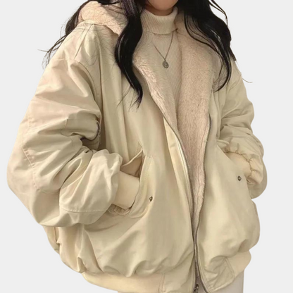 Warm Plush-Lined Autumn Jacket