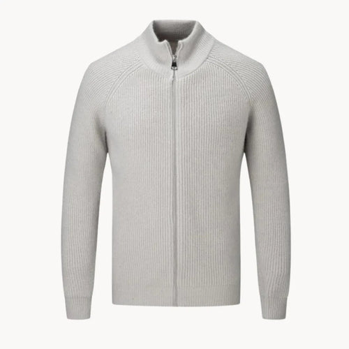 Cashmere Winter Jumper, Light Grey