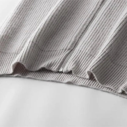 Cashmere Winter Jumper, Light Grey