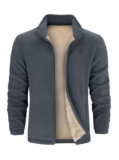 Sherpa-Lined Winter Fleece Jacket