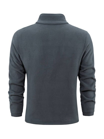 Sherpa-Lined Fleece Jacket
