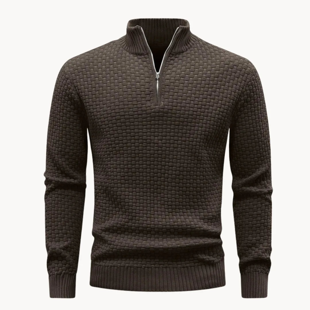 Textured Knit Winter Jumper