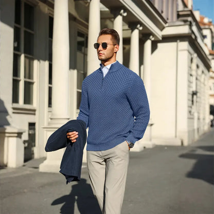 Textured Knit Winter Jumper