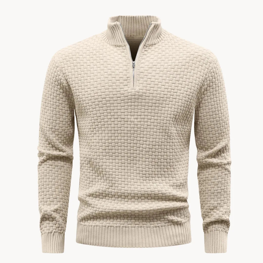 Textured Knit Winter Jumper