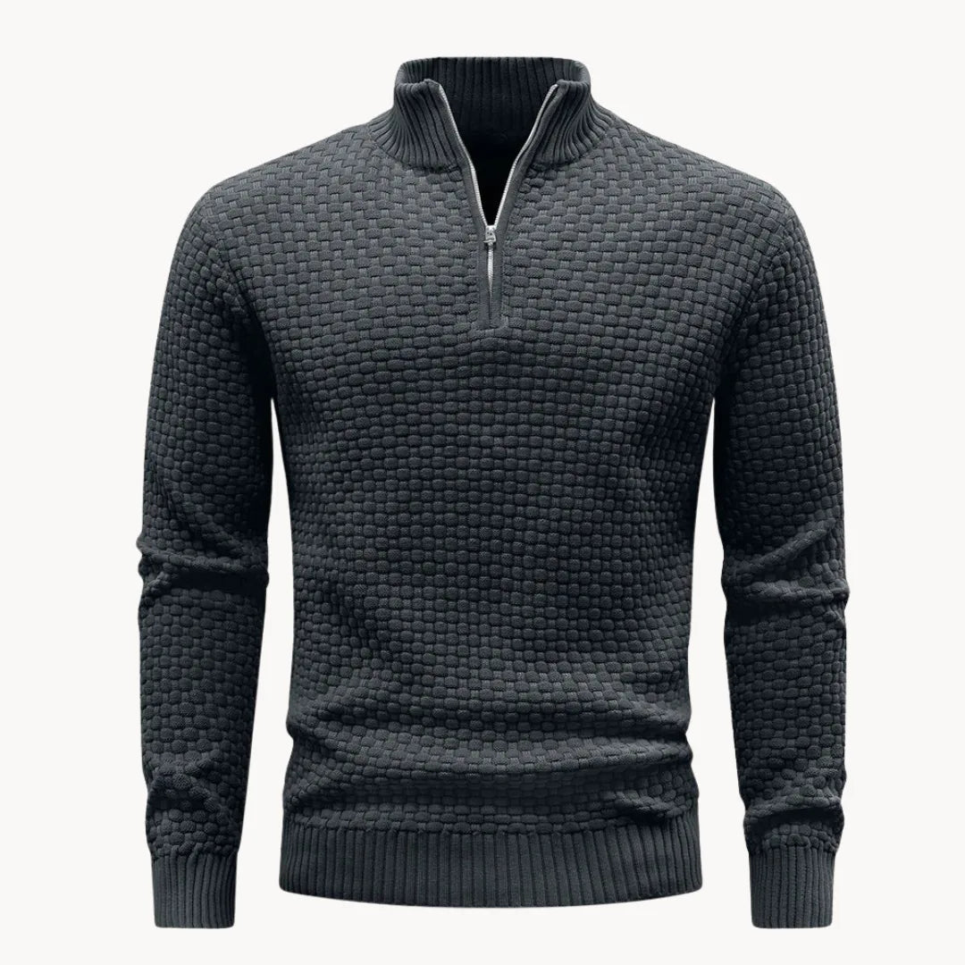 Textured Knit Winter Jumper